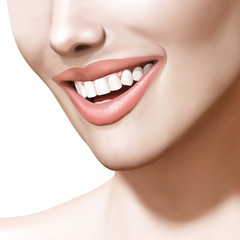 Obraz premium Cosmetic or oral health model