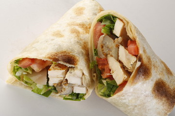Chicken wrap sandwich