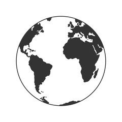 Naklejka premium earth globe