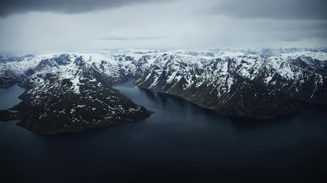 Peaks in the northernmost county of Norway
