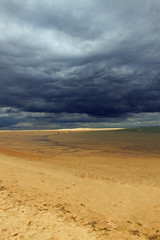 Fototapeta na wymiar View from Wells by the Sea England