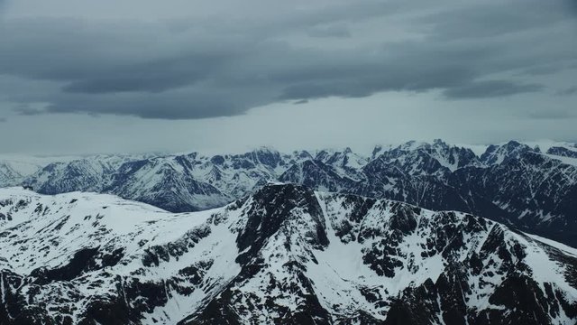 Peaks in the northernmost county of Norway