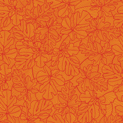 Leaf Vein Seamless Pattern