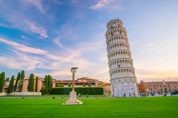 Foto op Plexiglas De scheve toren De scheve toren van Pisa