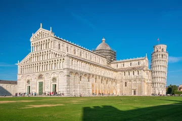 Crédence de cuisine en verre imprimé Tour de Pise Pisa Cathedral and the Leaning Tower