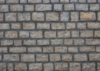 Stone wall in the old city.