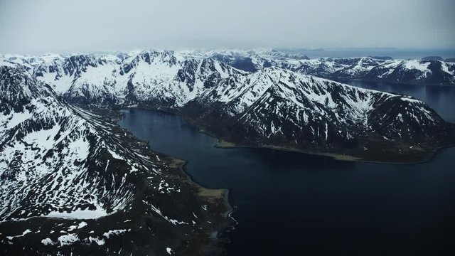Peaks in the northernmost county of Norway