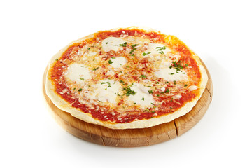 Menu of restaurant on white