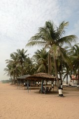 Fototapeta na wymiar Plage de Mahäbalipuram (Tamil Nadu-Inde)