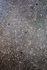 Texture of concrete floor background with small stones