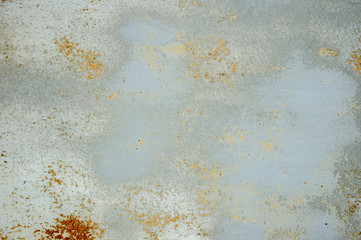 Old metal wall texture background with scratches and cracks.