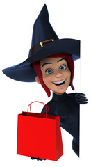 Sexy witch - 3D Illustration