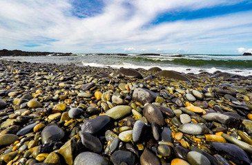 ROCKS ON THE BEACH