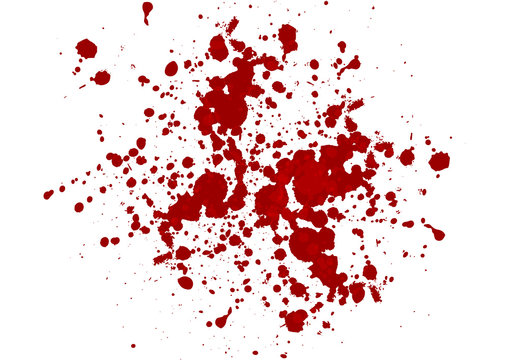 abstract vector blood splatter red color isolated