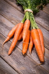 Bunched carrots