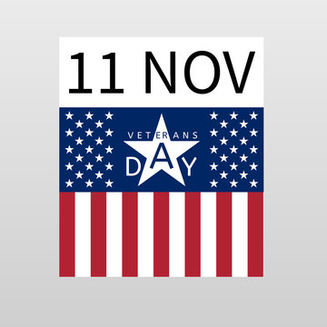 11 November, Veterans Day banner