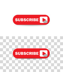 Set of Two Subscribe Buttons Vector