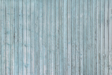 Fototapeta na wymiar Painted blue wooden wall panel (texture, background)