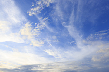 Fototapeta na wymiar Beautiful sky clouds, Thailand