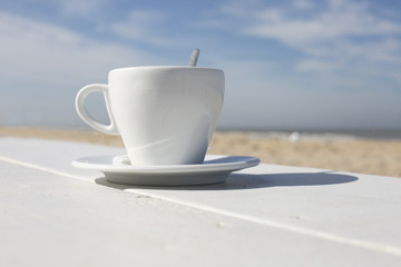 Coffee on the beach