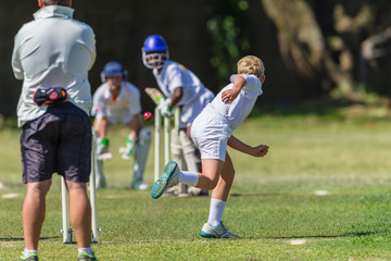 Cricket Juniors Game Action