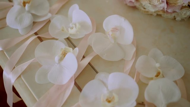 wedding accessory bracelet orchids