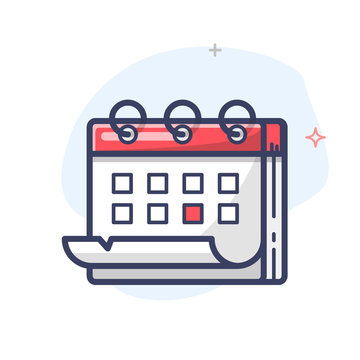recommend clip art: Vector calendar icon