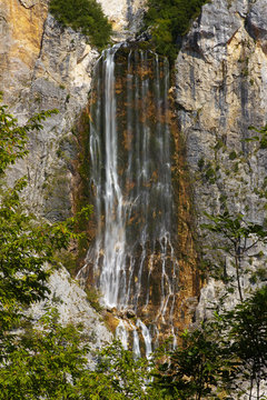 Waterfal Boka, Triglav National Park, Slovenia