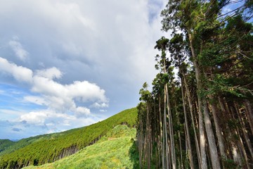 Mountains and clouds in the Hsinchu,Taiwan.