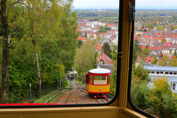 Cable car in Karlsruhe, Germany