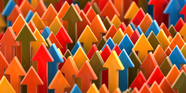 Arrows up Background