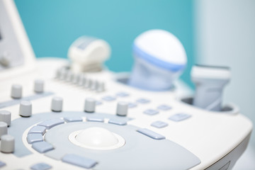 Medical ultrasound machine control panel
