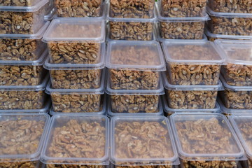 walnuts / vegetable market / farmers market