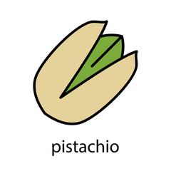 Pistachio color icon