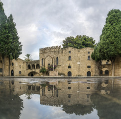 Obraz premium The old town of Rhodes in Greece