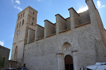 Fototapeta na wymiar Kathedrale Ibiza-Stadt, Ibiza