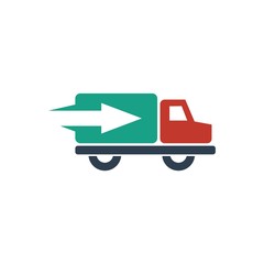 delivery logo. icon. editable. simple