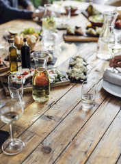 Outdoor Dinner Table