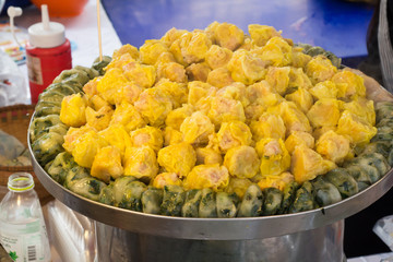 dim sum - steamed minced pork dumplings