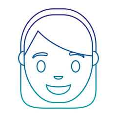 cartoon woman icon over white background vector illustration