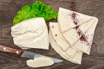 White farm dairy cheese