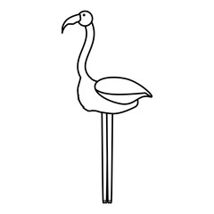 flat line uncolored  flemish   over white background  vector illustration