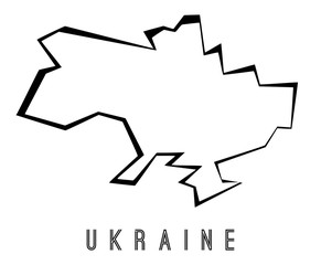 Ukraine polygonal map