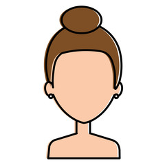 beautiful woman shirtless avatar character