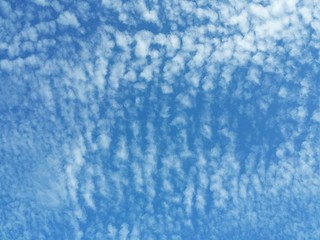 Beautiful sky background with stratus clouds