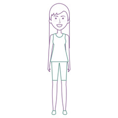 beautiful woman avatar character