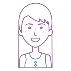 beautiful woman avatar character