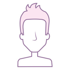 young man shirtless avatar character