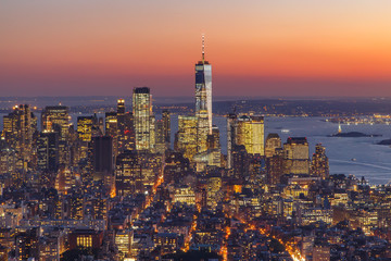 Manhatten Skyline from Empire State