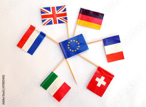 &quot;National flags of different countries&quot; Stock photo and royalty-free